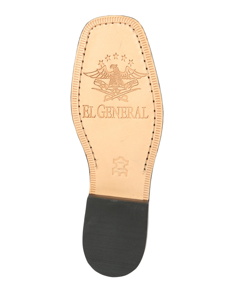 El General Men’s Leather Ankle Boots - Brown 45421 — view 6