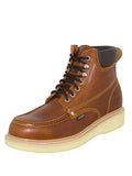 ESTABLO Men’s Leather Lace-up Ankle Work Boot - Made in Mexico - Grizzly Honey 45428
