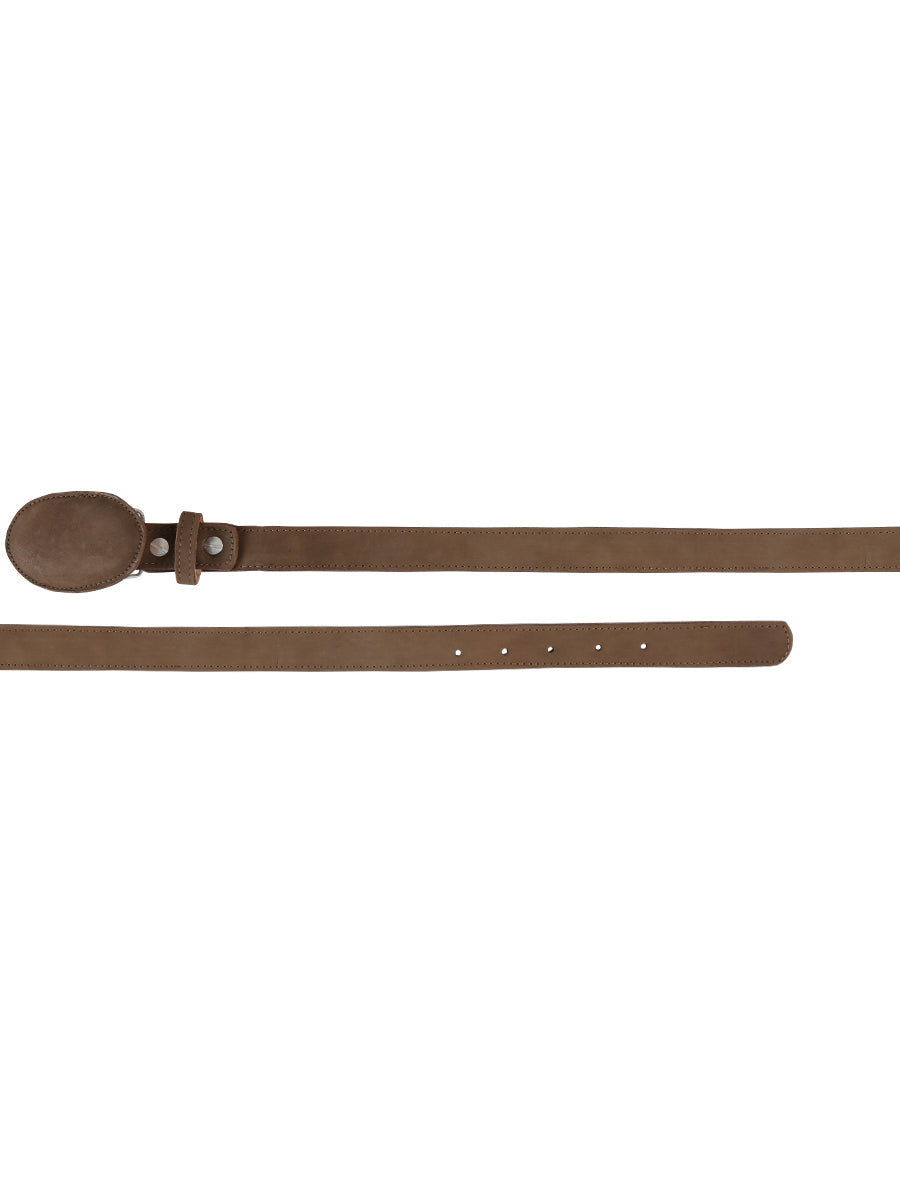 Kids Western Belt - El General Nobuck Topo 45442 — view 2