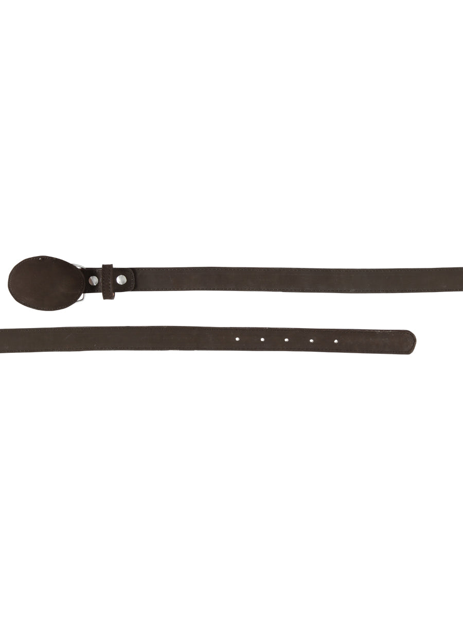 Kids Western Belt - El General Nobuck Choco 45445 — view 2