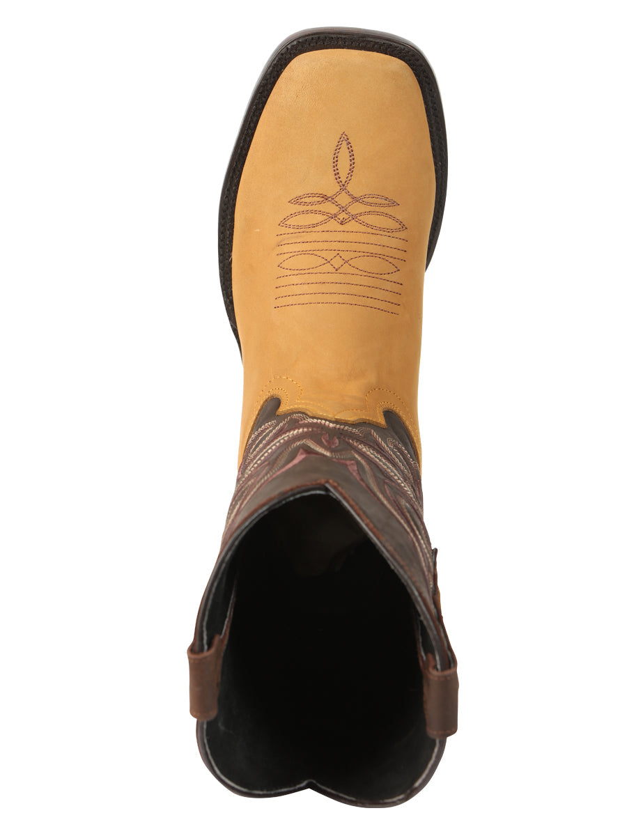 El General Men’s Rodeo Boots - Papaya 45526 — view 4