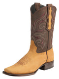 El General Men’s Rodeo Boots - Papaya 45526