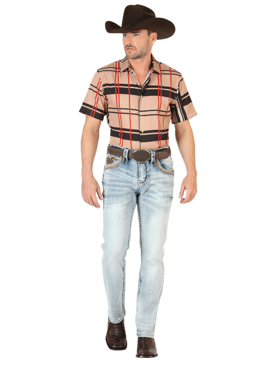 Centenario GOLD Men's Premium Denim Boot Cut Pants - Light Blue 45531 — view 2