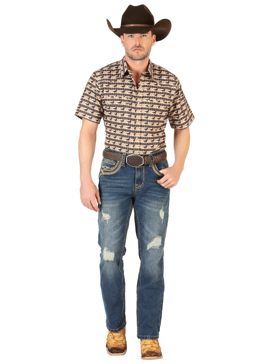 Centenario Men’s Bootcut Jeans - Dark Blue 45534 — view 2