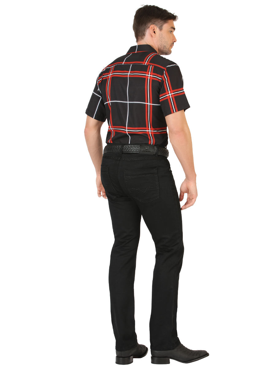 Centenario Extra Slim Fit Denim Pants - Black 45540 — view 3