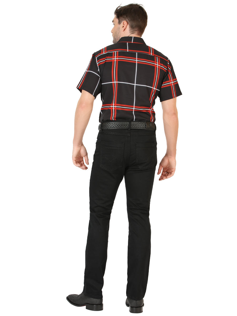Centenario Extra Slim Fit Denim Pants - Black 45540 — view 4