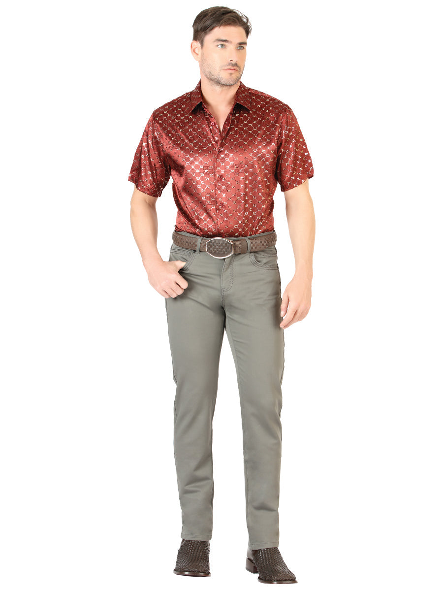 Centenario Extra Slim Fit Denim Pants - Grey 45541 — view 2
