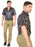 Centenario Extra Slim Fit Denim Pants - Khaki 45542