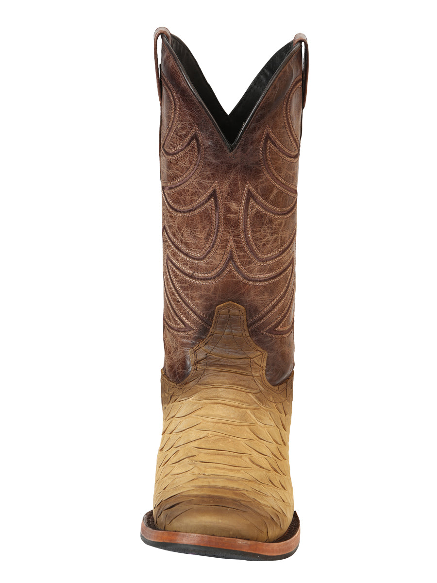 El General Men’s Rodeo Boot Imitation Python - Honey 45563 — view 5