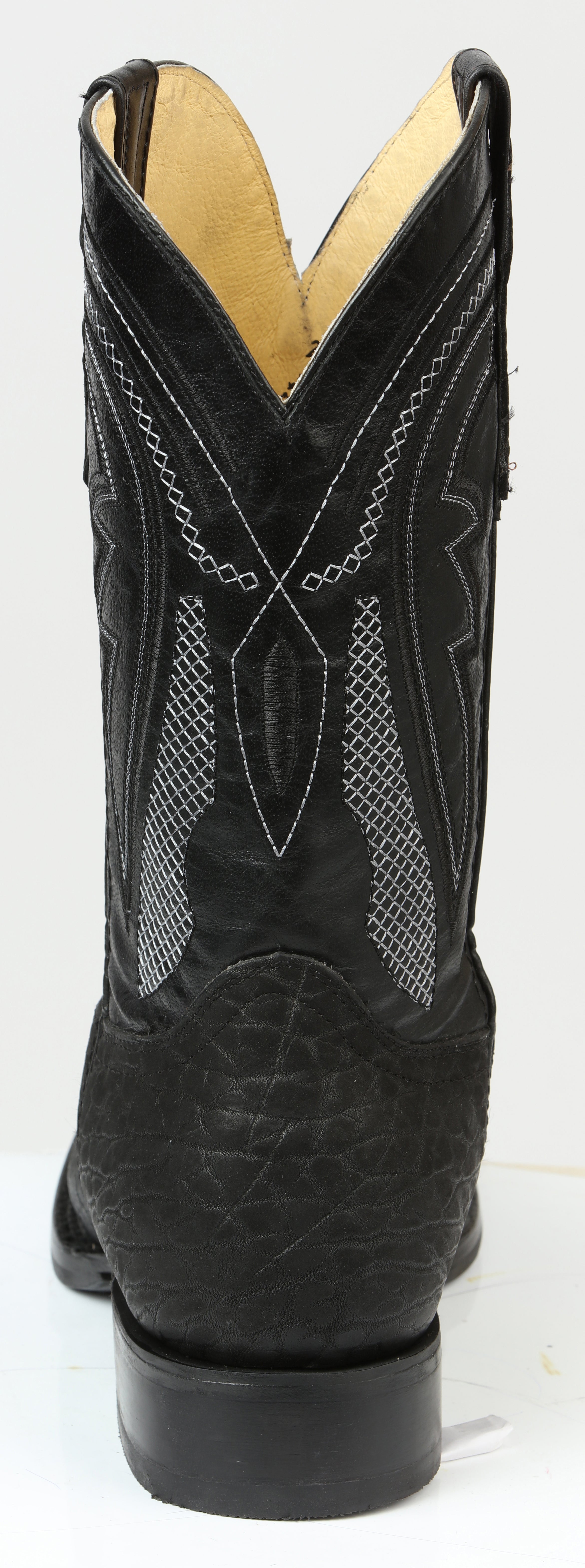 Men’s El General Western Boots - Bull Shoulder Black 45666 — view 6