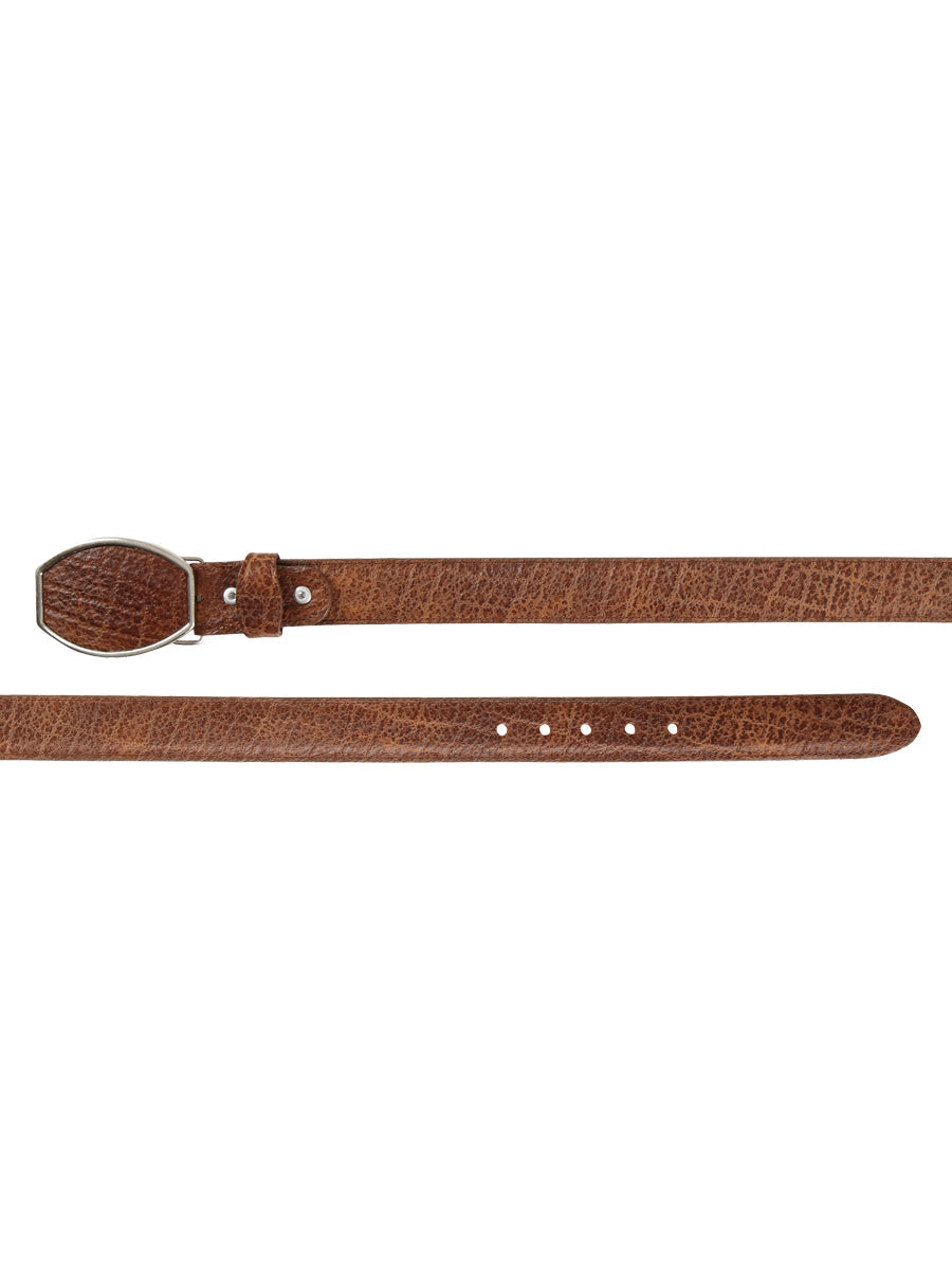 El General Men’s Western Belt - Elephant Print - Tobacco 45684 — view 3