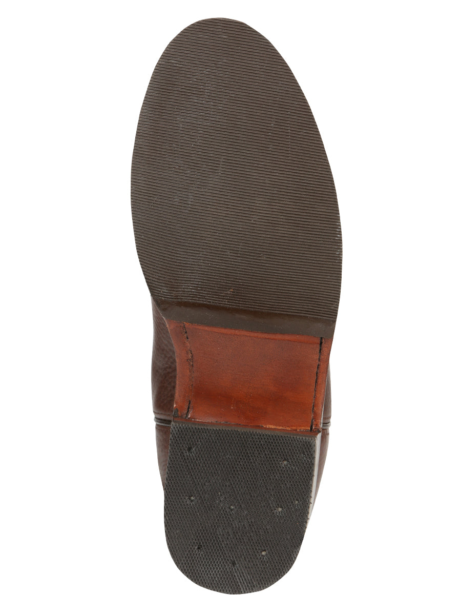 El General Men's Leather Roper Boots - Made in Mexico - Moka Brown 45707 — view 5