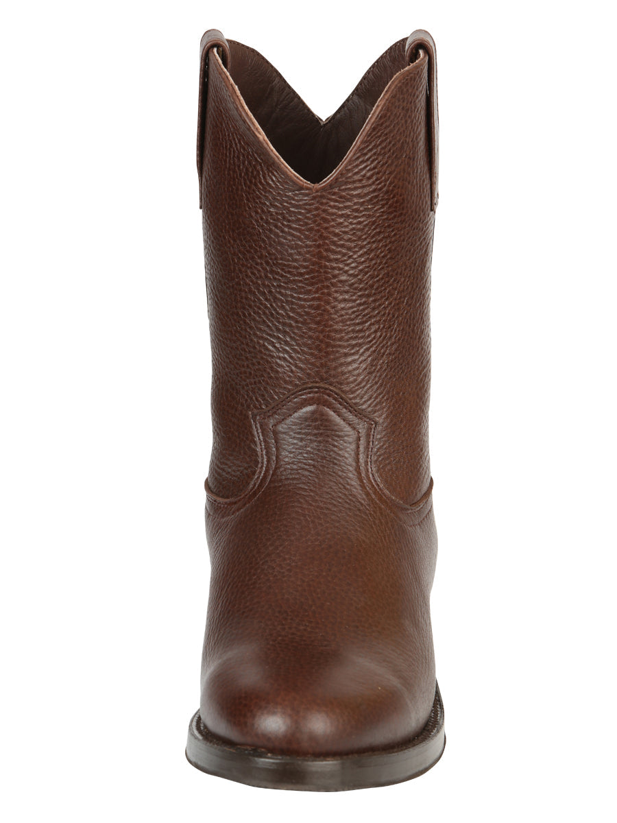 El General Men's Leather Roper Boots - Made in Mexico - Moka Brown 45707 — view 2