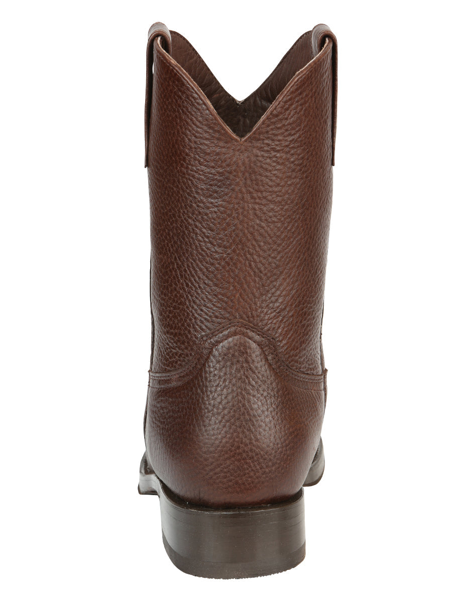 El General Men's Leather Roper Boots - Made in Mexico - Moka Brown 45707 — view 3