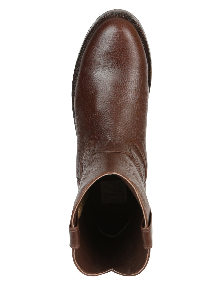 El General Men's Leather Roper Boots - Made in Mexico - Moka Brown 45707 — view 4