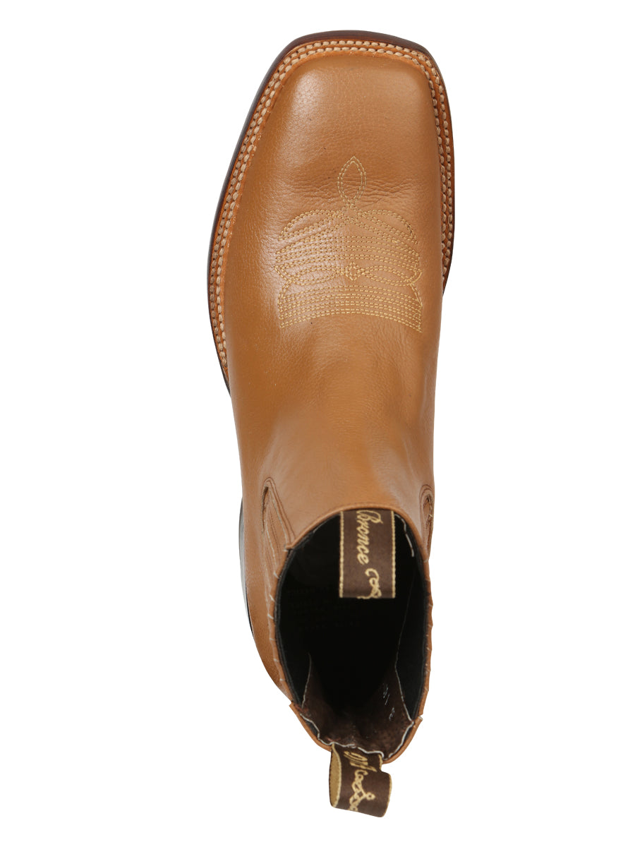 El Canelo Men’s Leather Boot - Camel 45754 — view 7