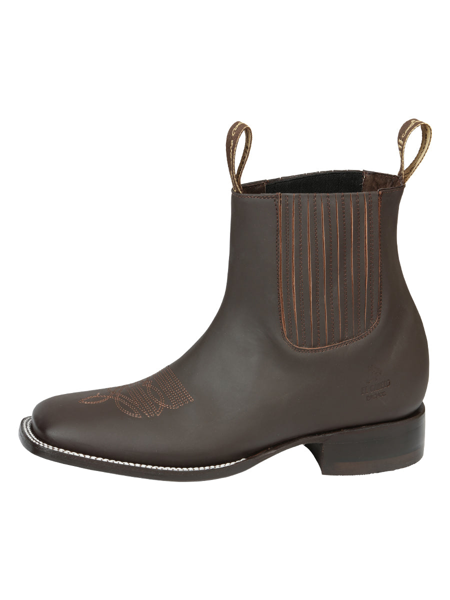 El Canelo Men’s Matte Brown Boots 45756 — view 3