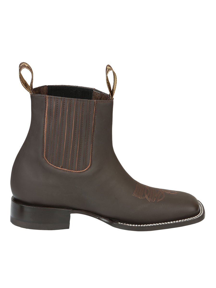 El Canelo Men’s Matte Brown Boots 45756 — view 4