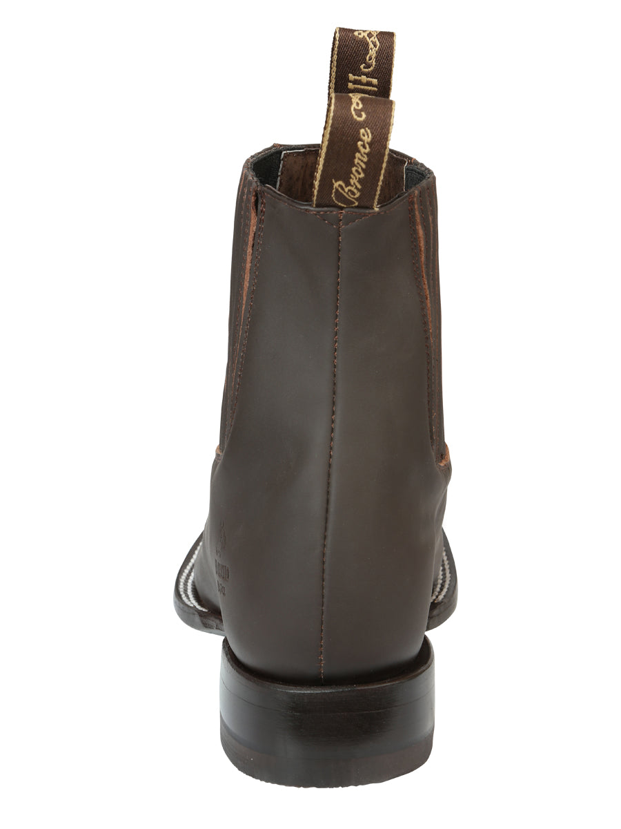 El Canelo Men’s Matte Brown Boots 45756 — view 6