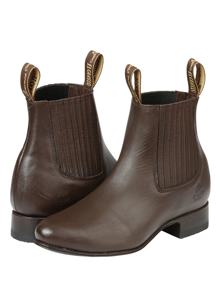 El Canelo Men’s Charro Boots - Brown 45757 — view 2