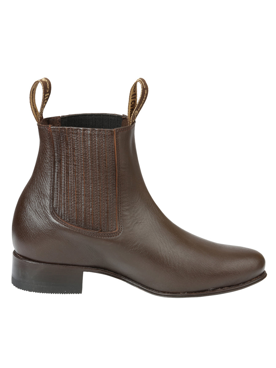 El Canelo Men’s Charro Boots - Brown 45757 — view 4
