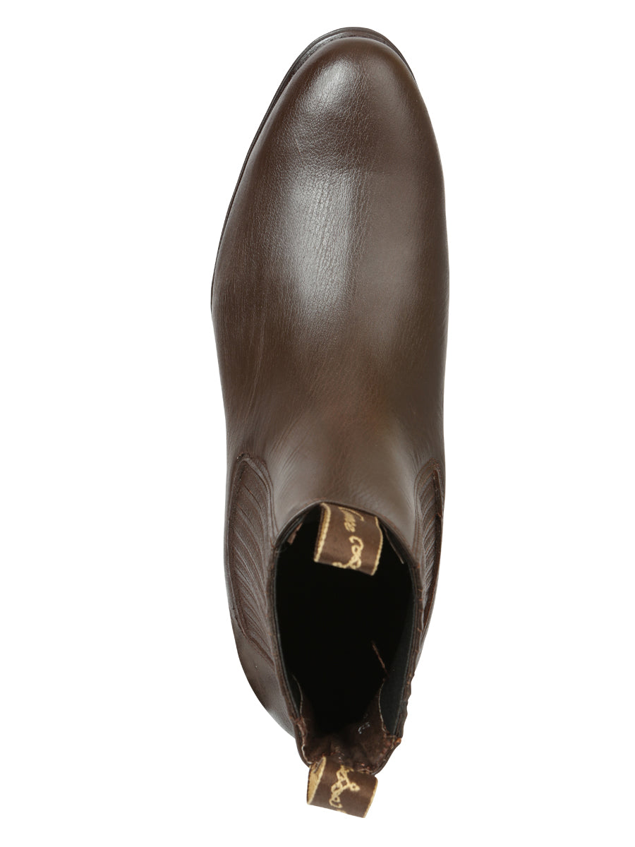 El Canelo Men’s Charro Boots - Brown 45757 — view 7