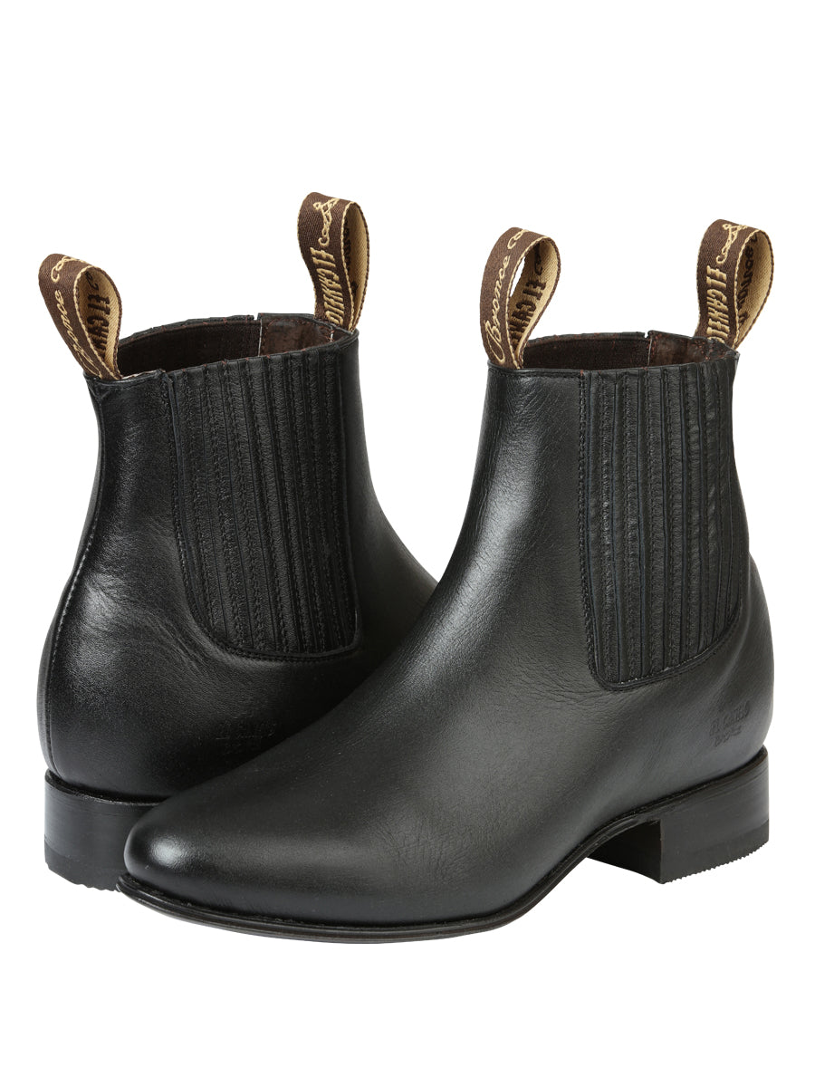 El Canelo Men’s Charro Boots - Black 45758 — view 2