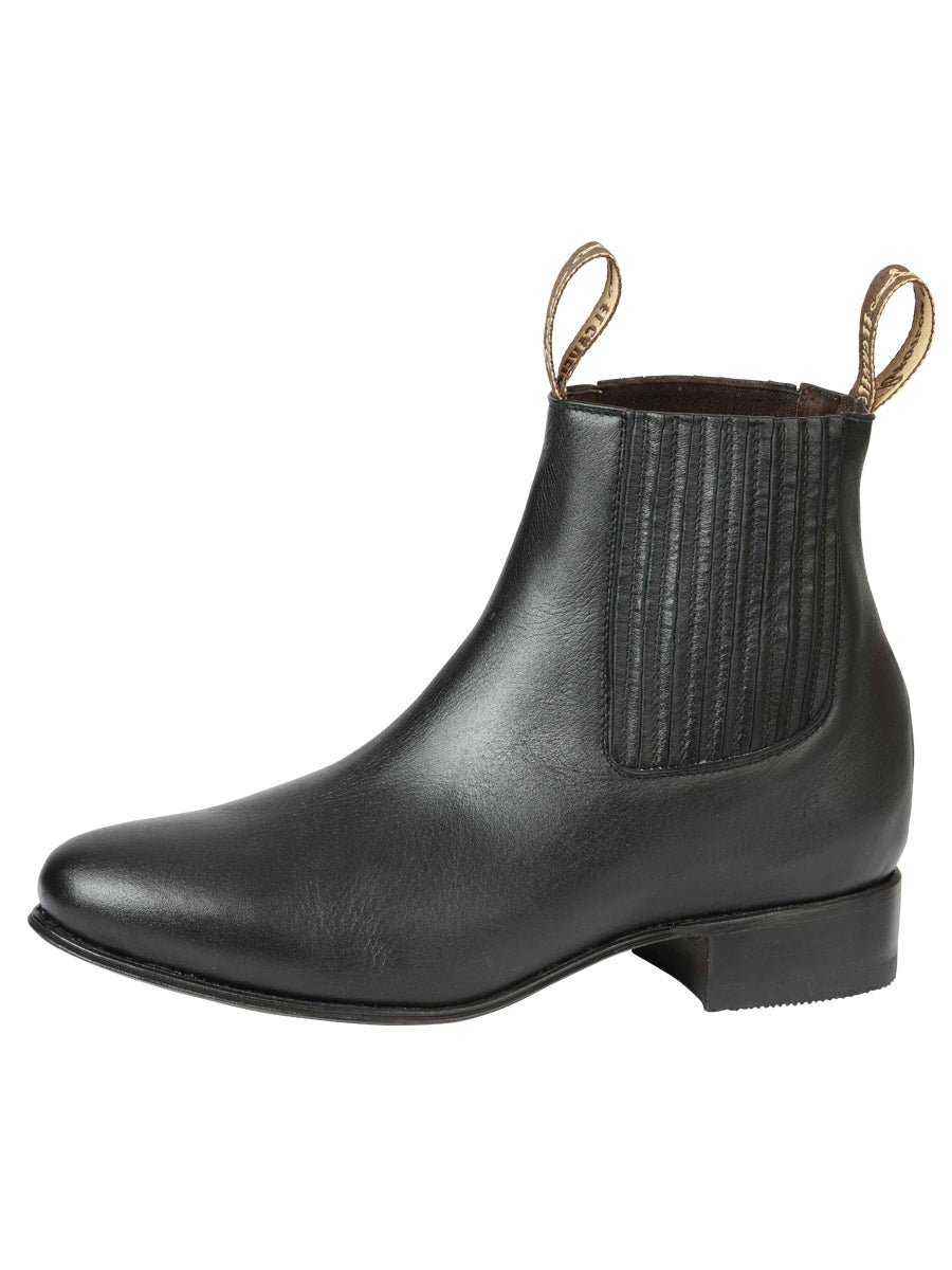 El Canelo Men’s Charro Boots - Black 45758 — view 3