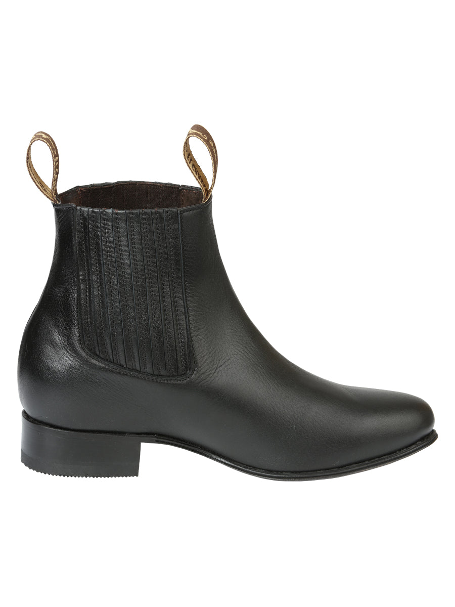 El Canelo Men’s Charro Boots - Black 45758 — view 4