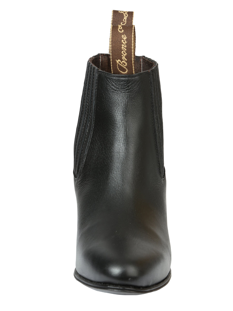 El Canelo Men’s Charro Boots - Black 45758 — view 5