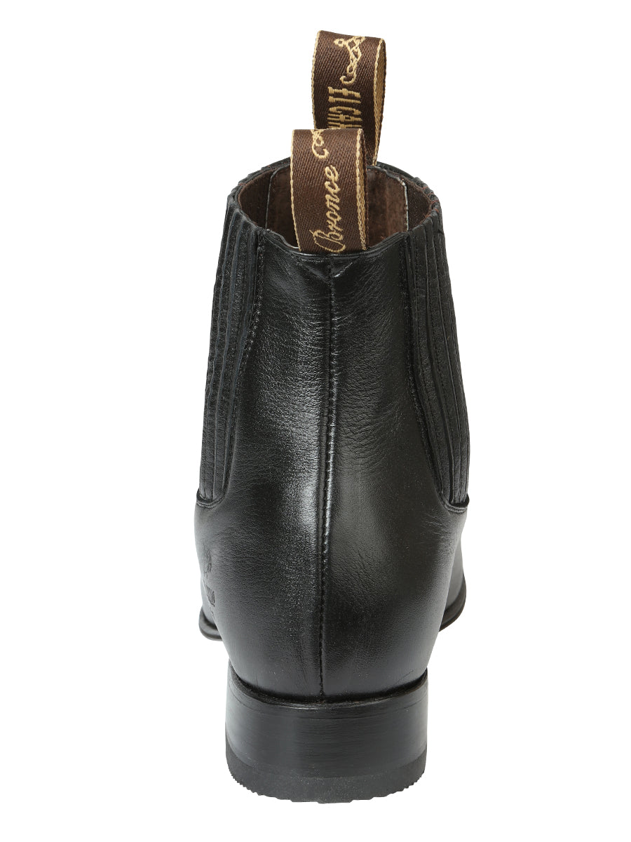 El Canelo Men’s Charro Boots - Black 45758 — view 6