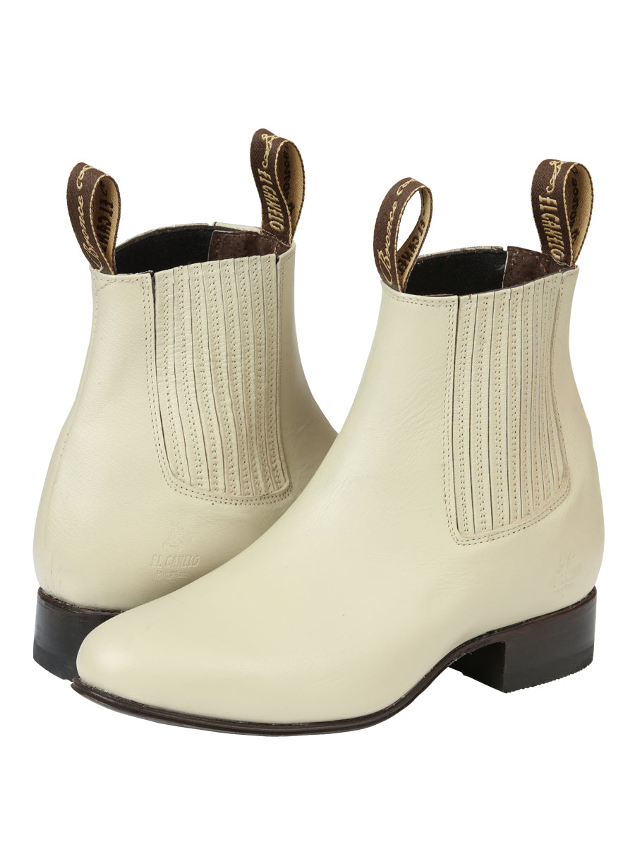 El Canelo Men’s Charro Boots - Oyster Color 45759 — view 2