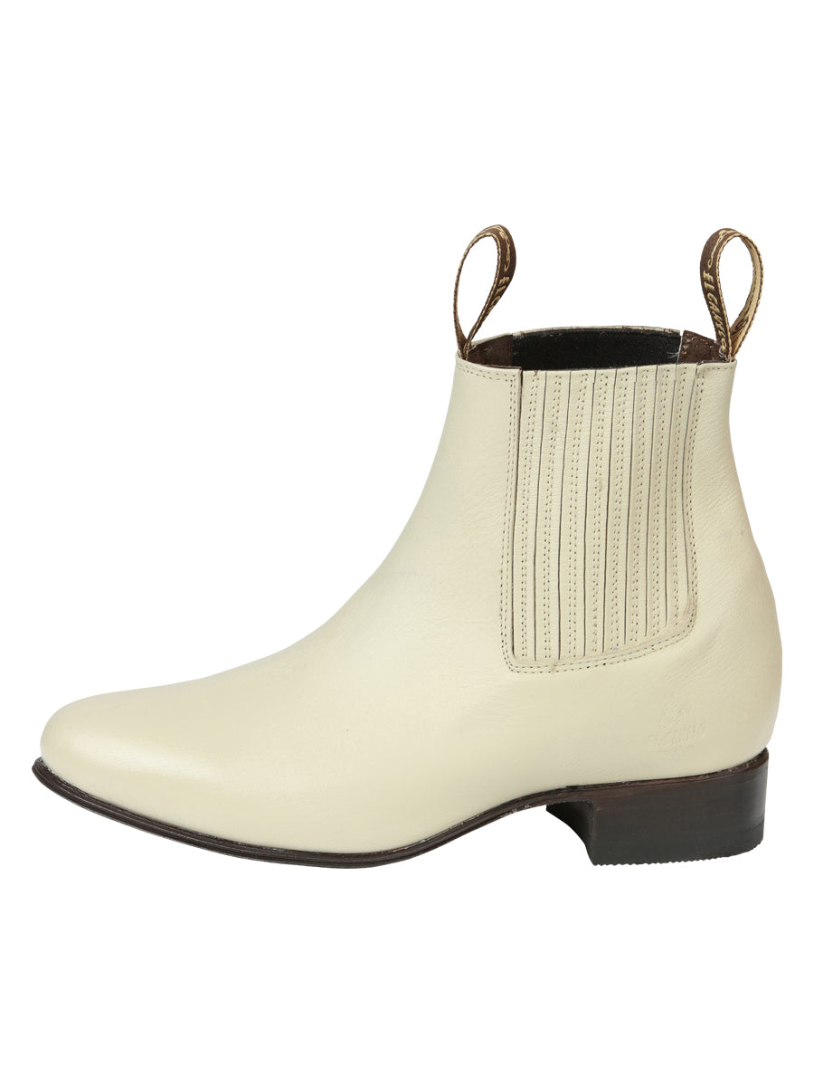 El Canelo Men’s Charro Boots - Oyster Color 45759 — view 3