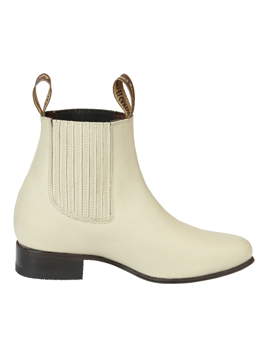 El Canelo Men’s Charro Boots - Oyster Color 45759 — view 4