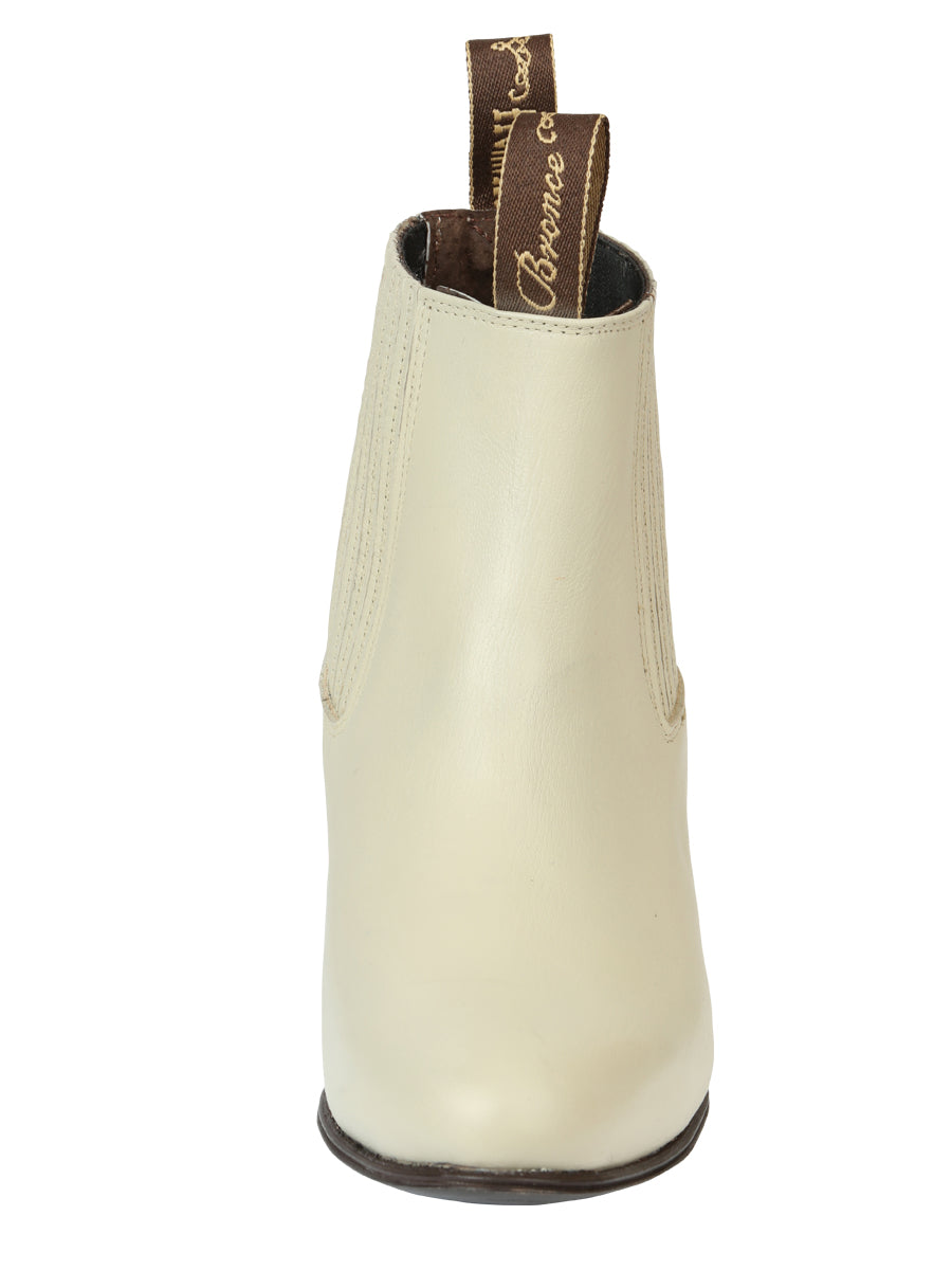 El Canelo Men’s Charro Boots - Oyster Color 45759 — view 5