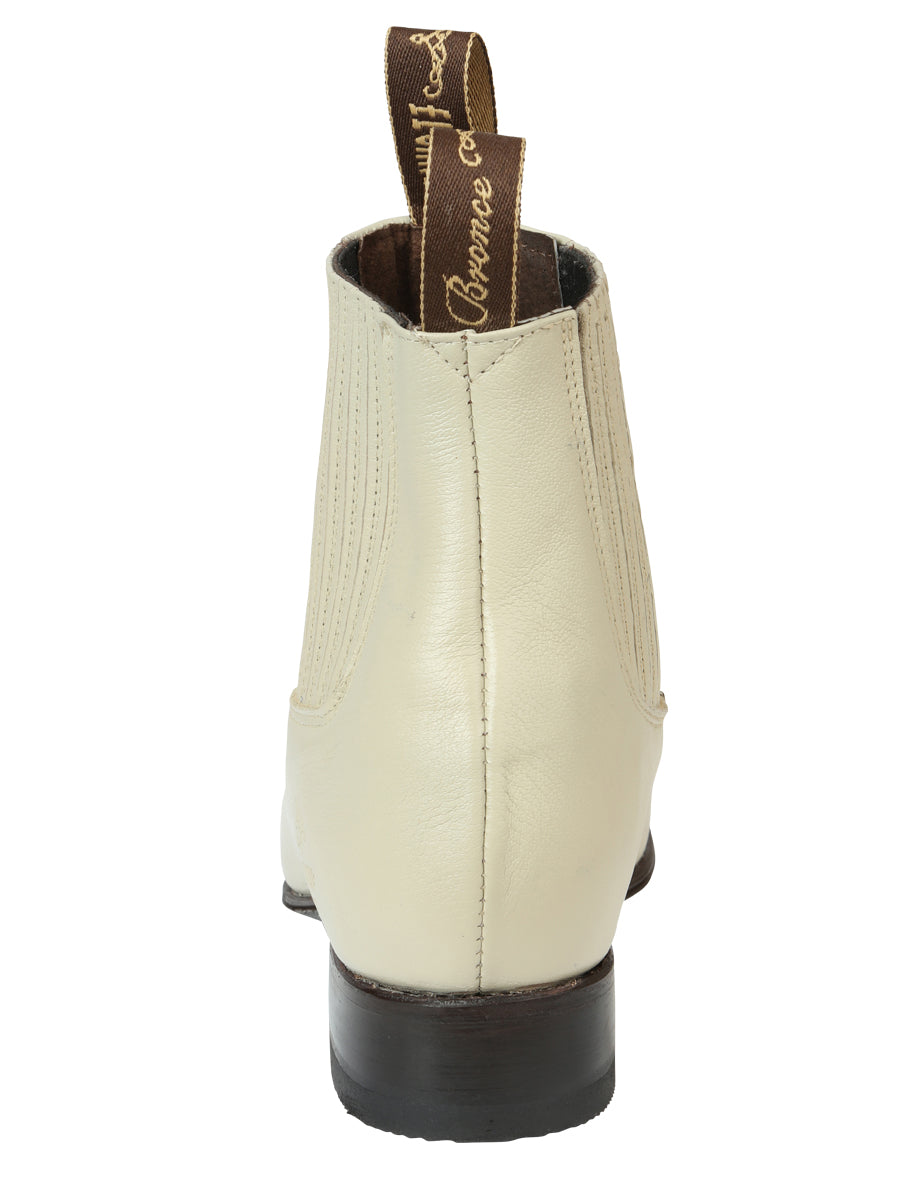 El Canelo Men’s Charro Boots - Oyster Color 45759 — view 6