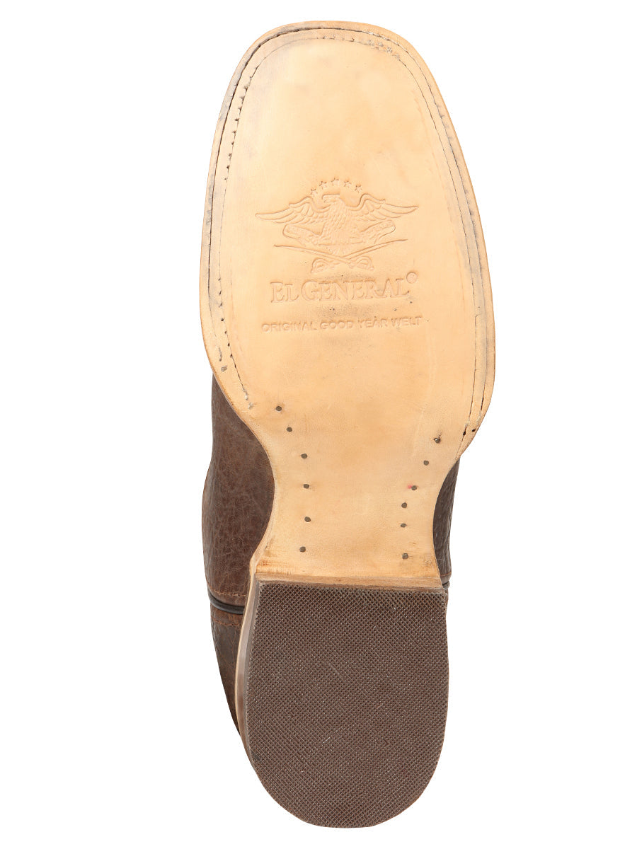 Men’s El General Rodeo Boot Elephant Print Brown 45767 — view 6