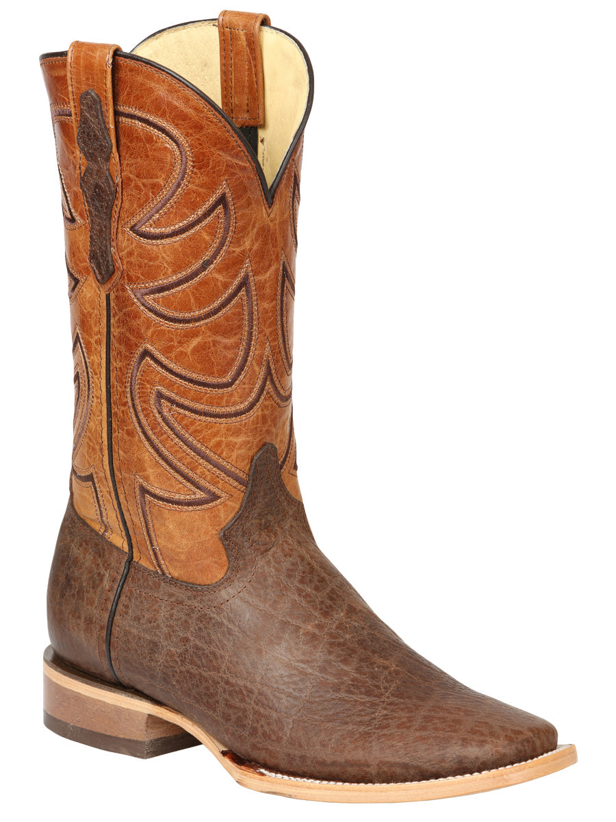 Men’s El General Rodeo Boot Elephant Print Brown 45767 — view 2