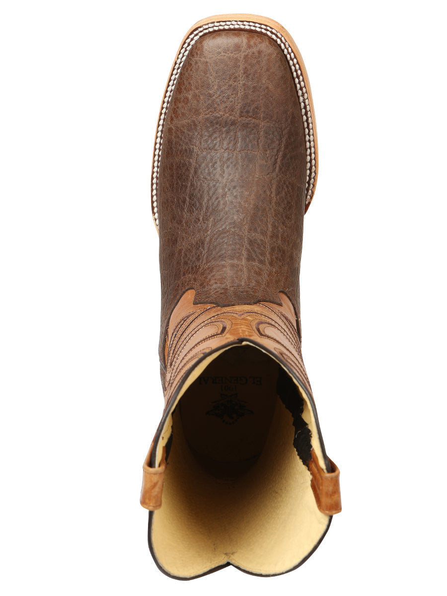 Men’s El General Rodeo Boot Elephant Print Brown 45767 — view 5
