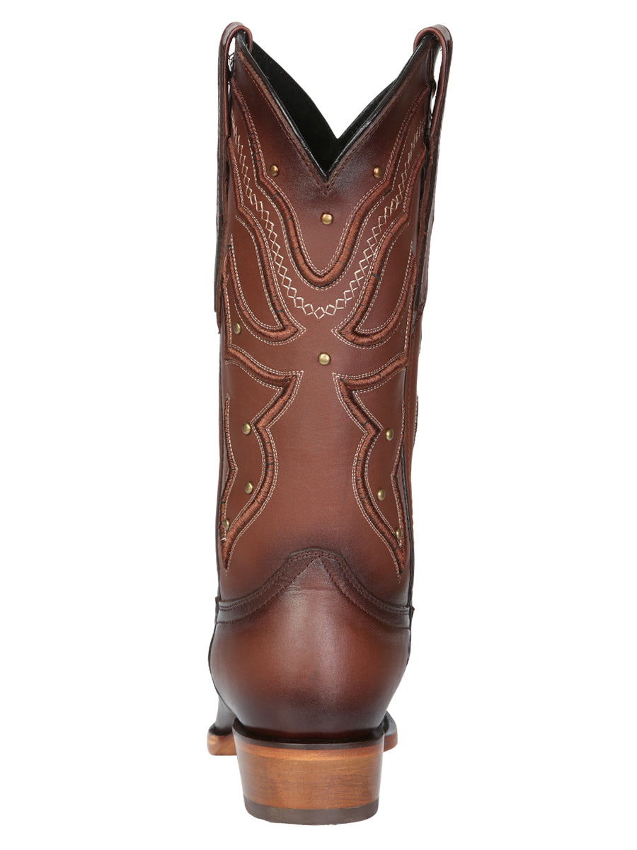 El General Women's Western Cowboy Boot - Made in Mexico - Shedron Brown 45777 — view 8