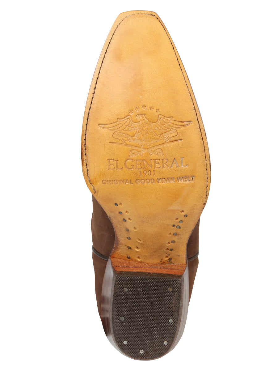 El General Women’s Embroidered Western Boots - Brown 45792 — view 7