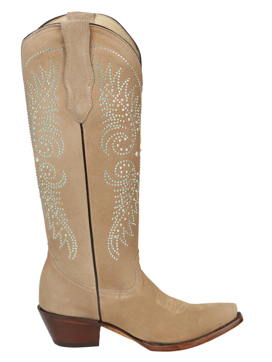 El General Women’s Western Suede Boots - Tuscani 45793 — view 6