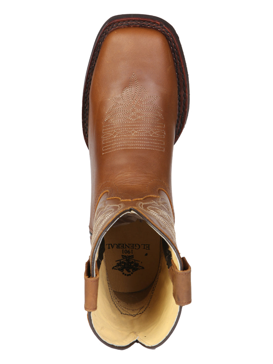 El General Women’s Rodeo Boots - Papaya 45797 — view 9