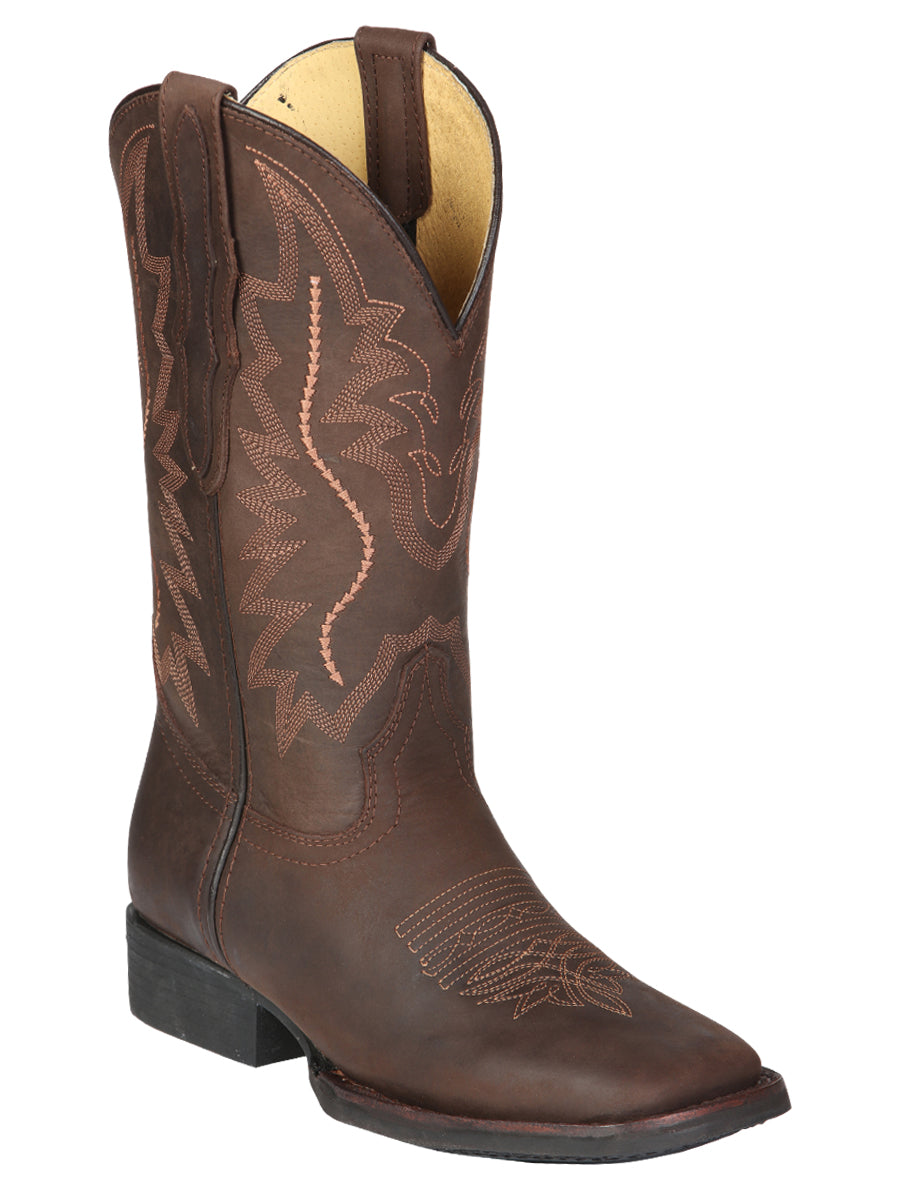 El General Women’s Rodeo Boots - Brown 45802 — view 2