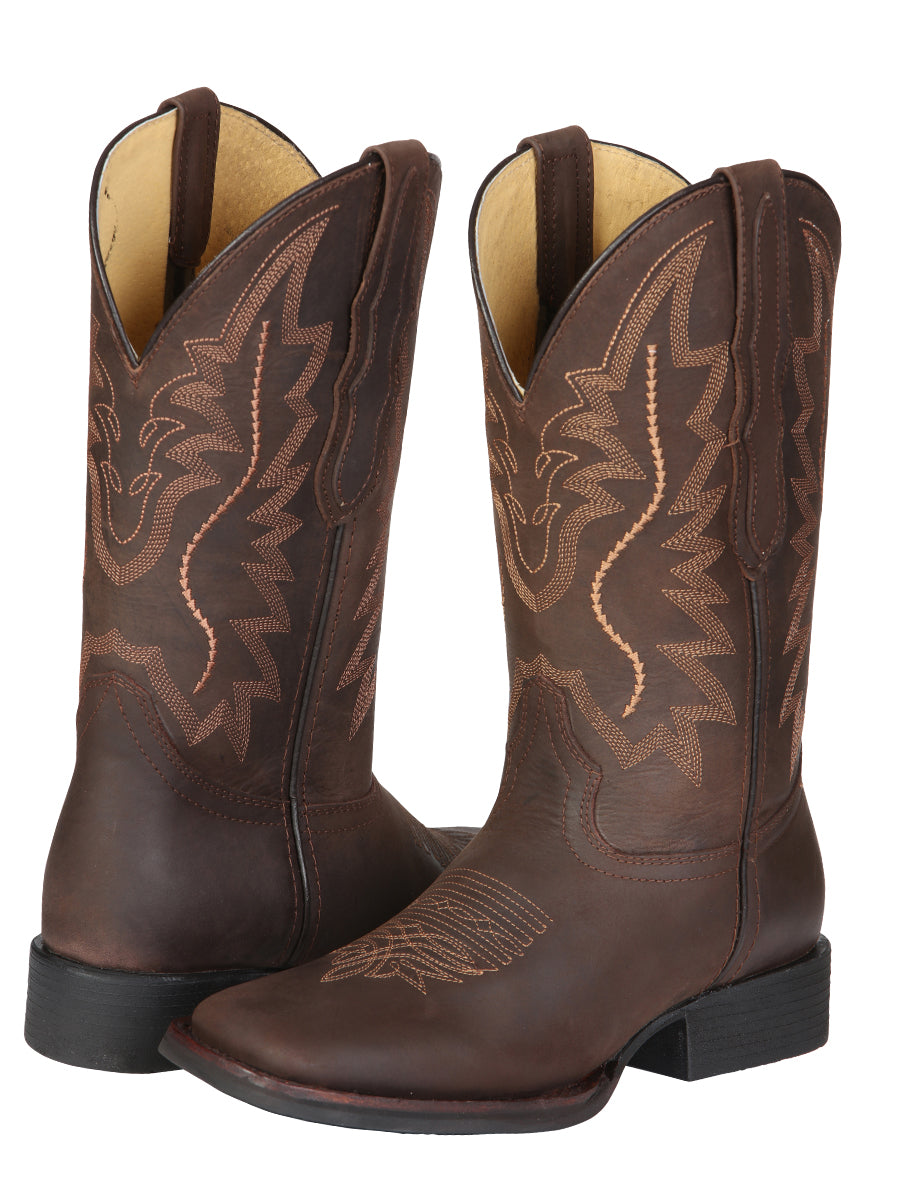 El General Women’s Rodeo Boots - Brown 45802 — view 3