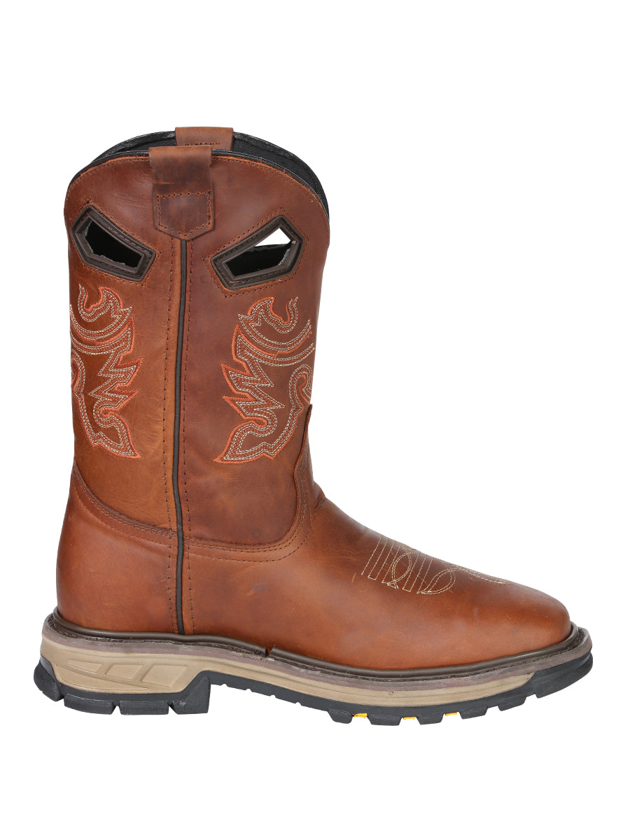 El General Men's Leather Work Boots - Made In Mexico - Kansas 45812 — view 6
