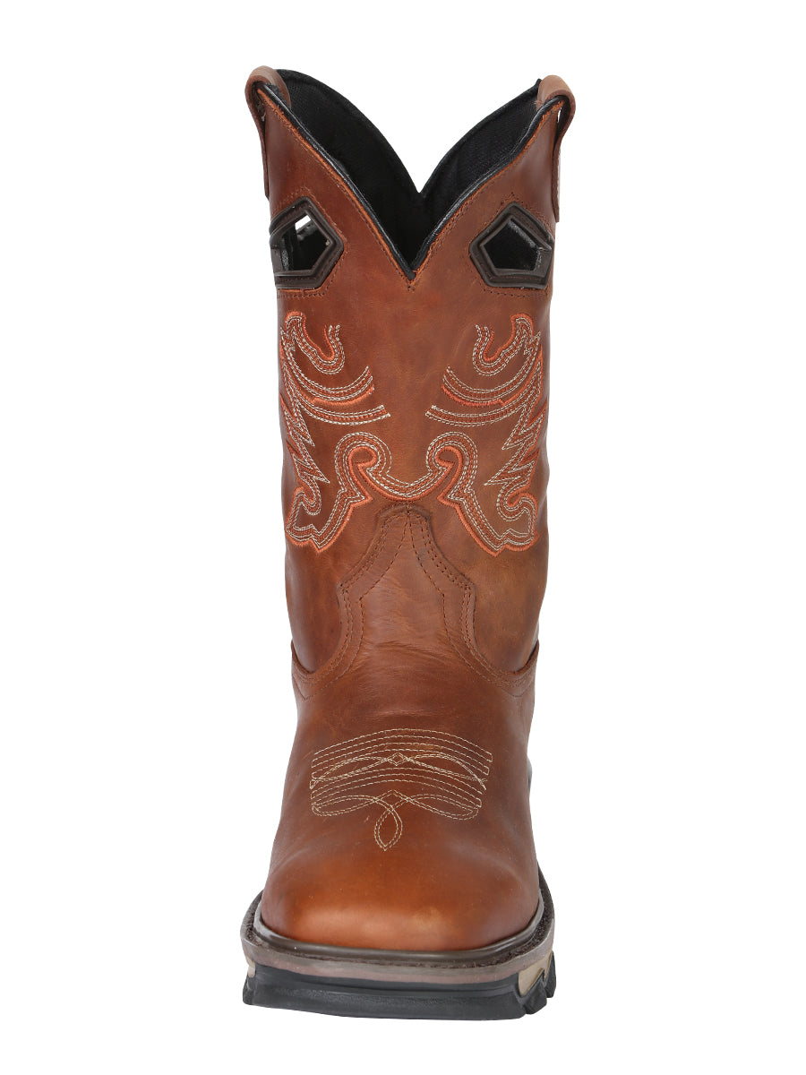 El General Men's Leather Work Boots - Made In Mexico - Kansas 45812 — view 7