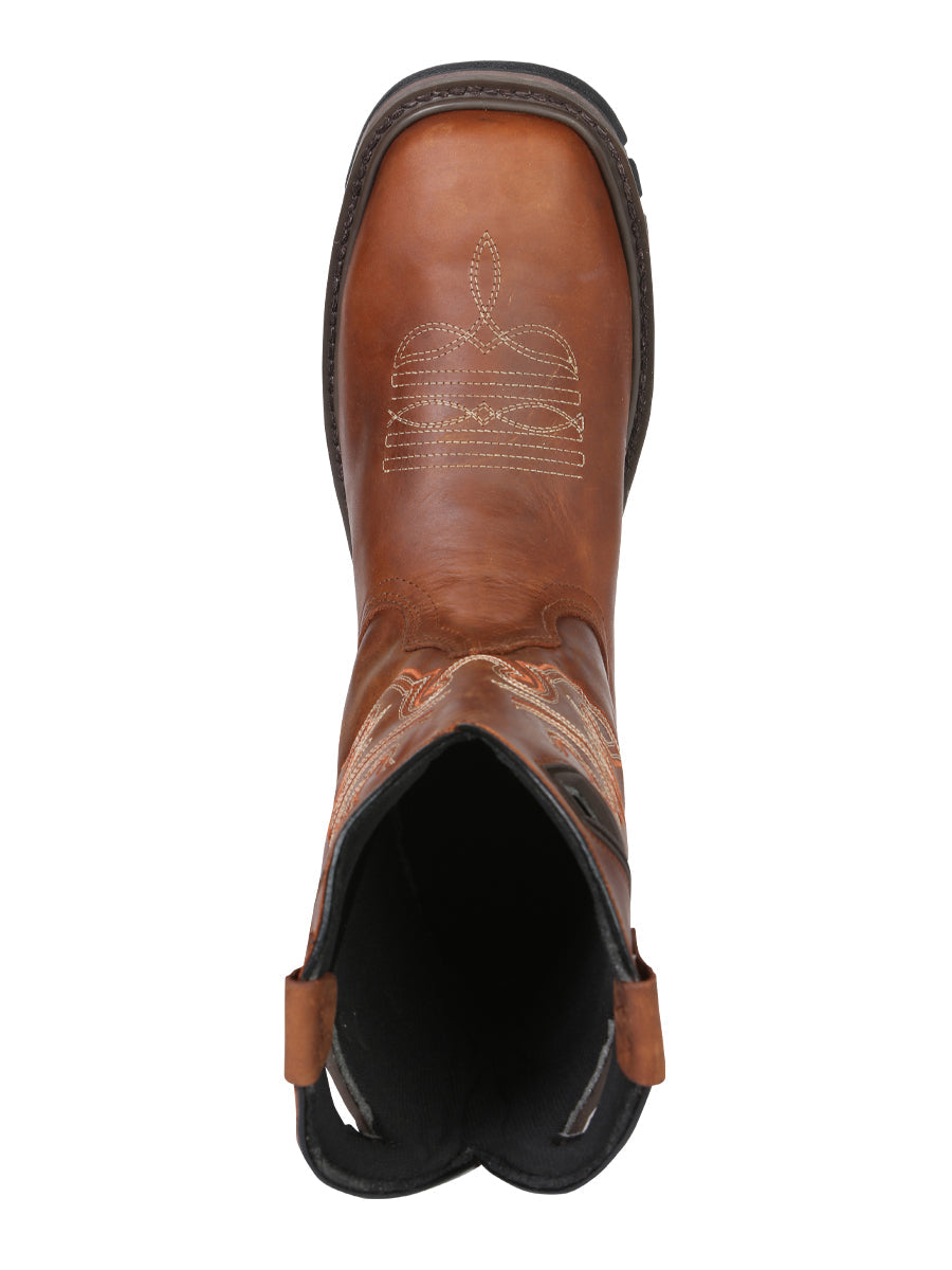 El General Men's Leather Work Boots - Made In Mexico - Kansas 45812 — view 9