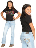 Girls Centenario Premium Bootcut Jeans - Light Blue Denim 45837