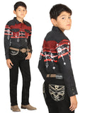 Boys Centenario Premium Bootcut Jeans - Black Denim 45843